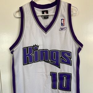 Mike Bibby Sac Kings White Jersey